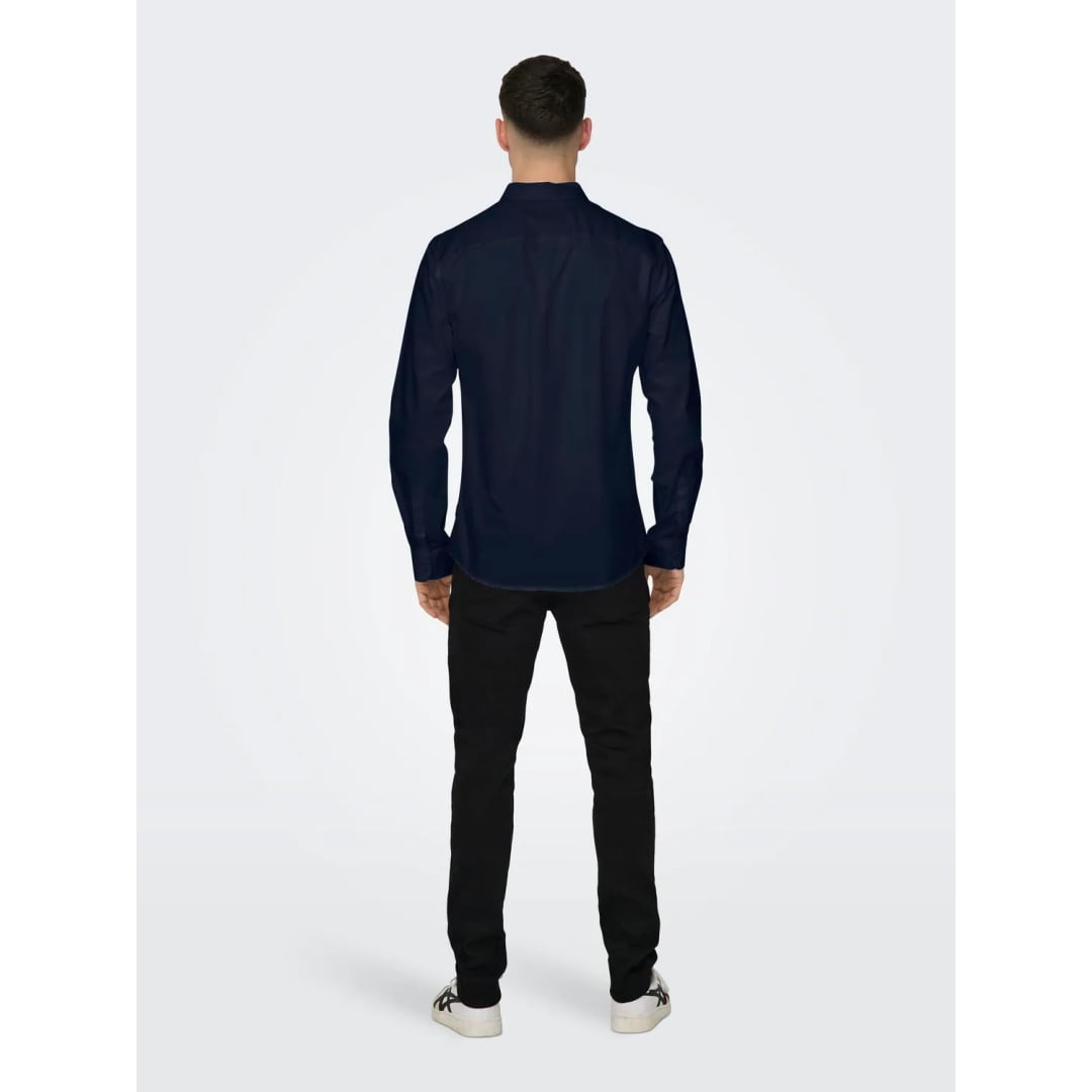 Chemise Only & Sons Onsalvaro Oxford Dress Blue