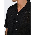 Chemise Only & Sons ONSARON Loose Fit Resort 0305 Jet Black