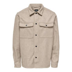 Chemise Only & Sons Onsash Woolen Look Pocket Chinchilla