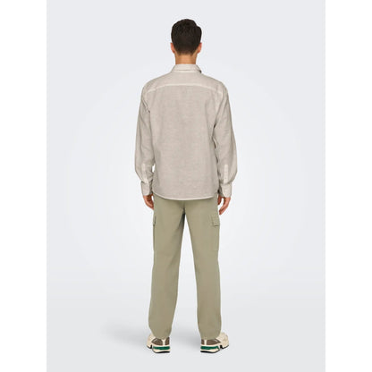 Chemise Only & Sons Onscaiden Life 1PKT Linen Blend