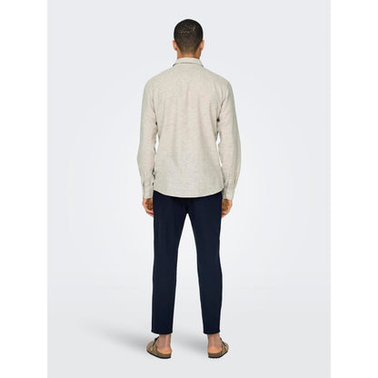 Chemise Only & Sons Onscaiden Life Linen Chinchilla