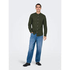 Chemise Only & Sons Onscaiden Life Linen LS Col Mao Kambaba