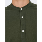 Chemise Only & Sons Onscaiden Life Linen LS Col Mao Kambaba
