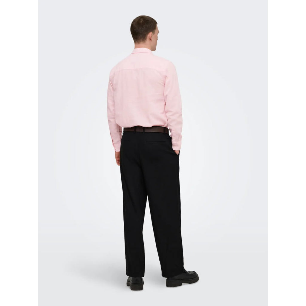 Chemise Only & Sons Onscaiden Life Linen Veiled Pink