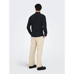 Chemise Only & Sons Onscaiden Life Solid Linen Black - Swamp