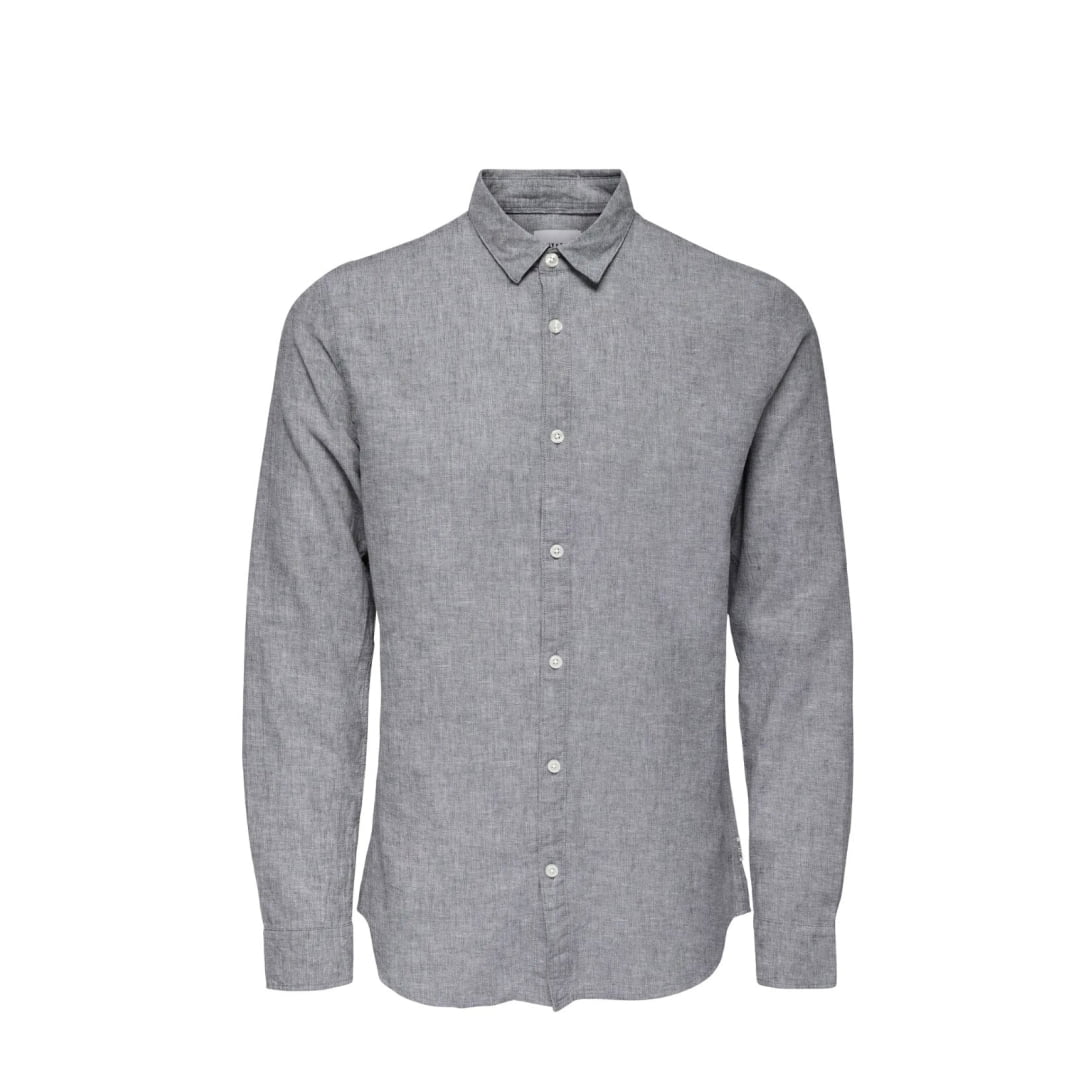 Chemise Only & Sons Onscaiden Life Solid Linen Dress Blue
