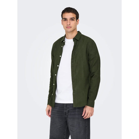 Chemise Only & Sons Onscaiden Life Solid Linen Kambaba