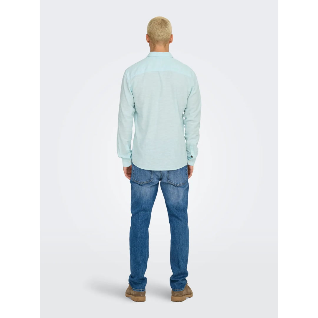 Chemise Only & Sons Onscaiden Life Solid Linen Plume