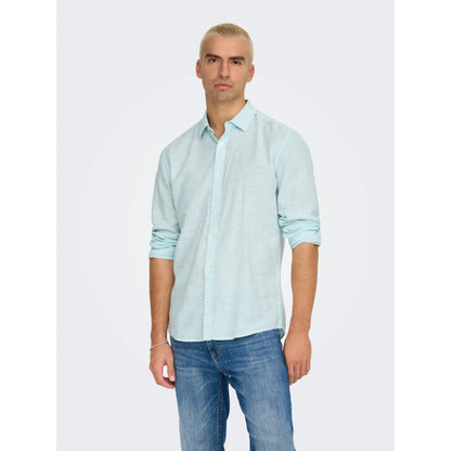 Chemise Only & Sons Onscaiden Life Solid Linen Plume