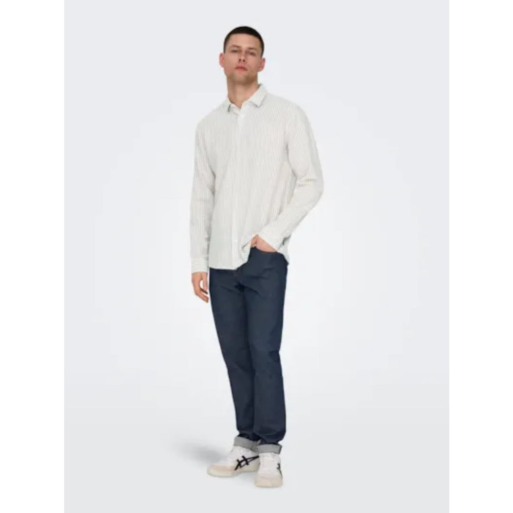 Chemise Only & Sons Onscaiden Life Stripe Linen 660