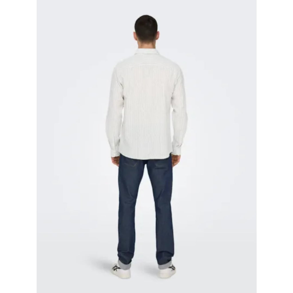 Chemise Only & Sons Onscaiden Life Stripe Linen 660