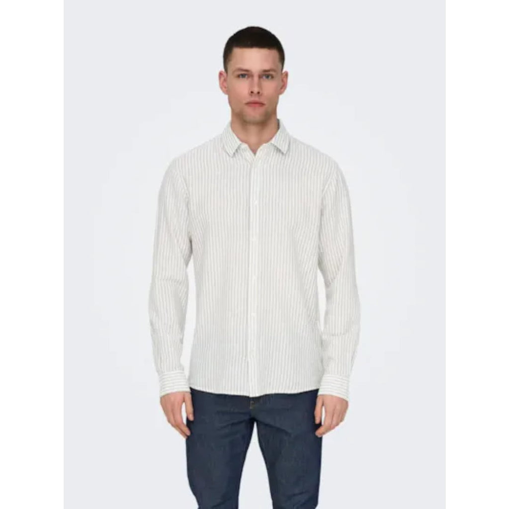 Chemise Only & Sons Onscaiden Life Stripe Linen 660