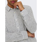 Chemise Only & Sons Onscaiden Life Stripe Linen 660 Dark