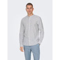 Chemise Only & Sons Onscaiden Life Stripe Linen Mao Dark