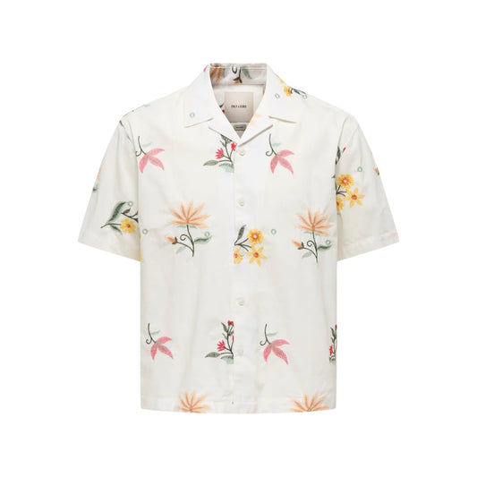 Chemise Only & Sons ONSEDWARD RLX Bright White - Onsedward