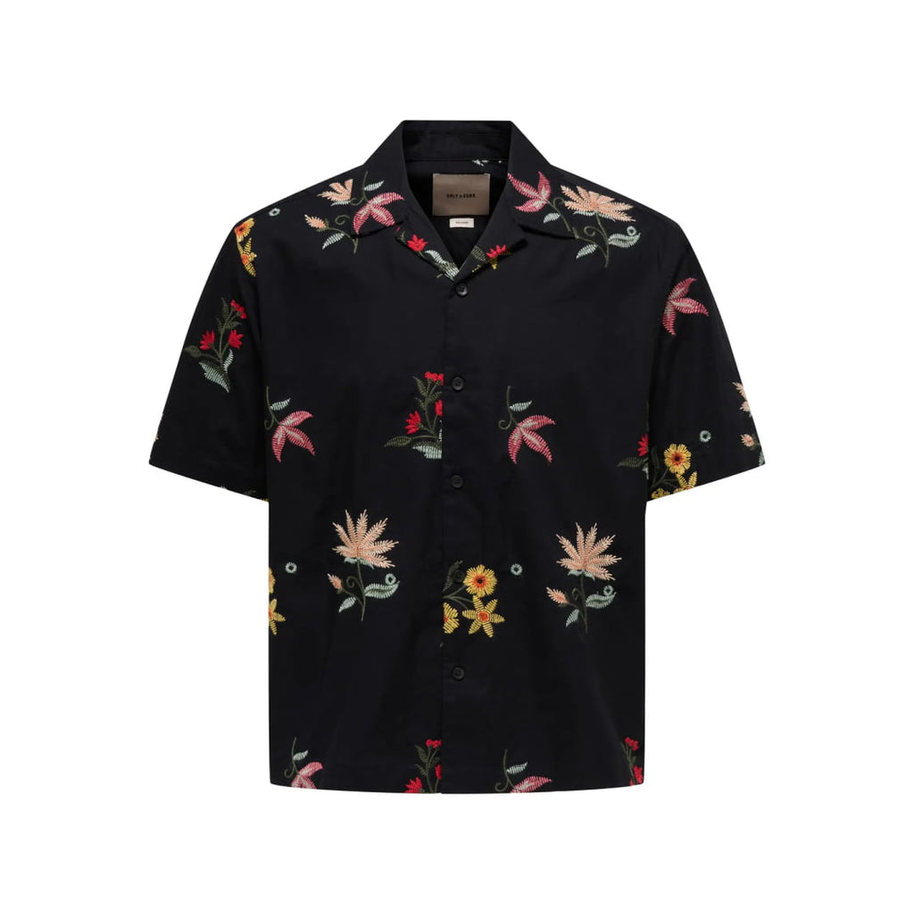 Chemise Only & Sons ONSEDWARD RLX Jet Black - Onsedward Rlx