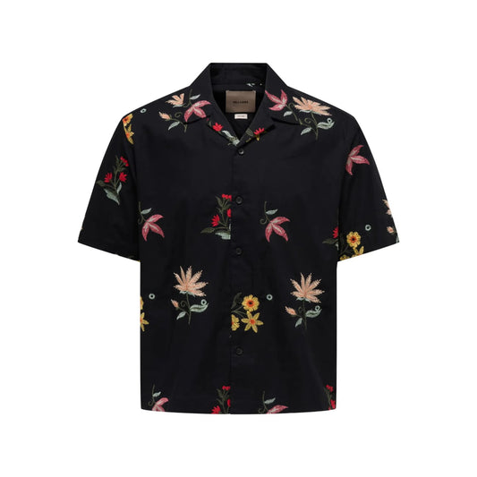Chemise Only & Sons ONSEDWARD RLX Jet Black - Onsedward Rlx
