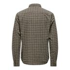 Chemise Only & Sons ONSGUDMUND LS Checked Walnut Jet Black