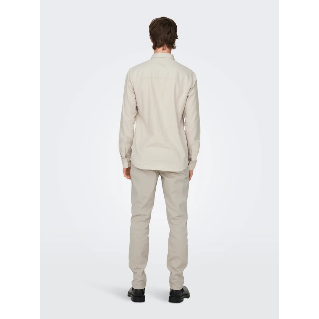 Chemise Only & Sons ONSGUDMUND Slim 1-Pkt Silver Lining