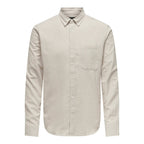 Chemise Only & Sons ONSGUDMUND Slim 1-Pkt Silver Lining