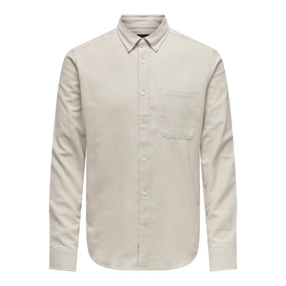 Chemise Only & Sons ONSGUDMUND Slim 1-Pkt Silver Lining