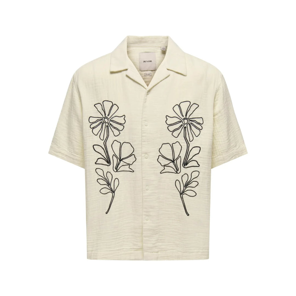 Chemise Only & Sons ONSJACKSON RLX 014 Bone White Black