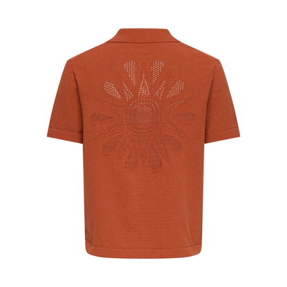 Chemise Only & Sons ONSJAM Life Reg Knit Burnt Brick