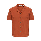 Chemise Only & Sons ONSJAM Life Reg Knit Burnt Brick