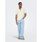 Chemise Only & Sons ONSJAM Life Reg Knit Egret - Onsjam