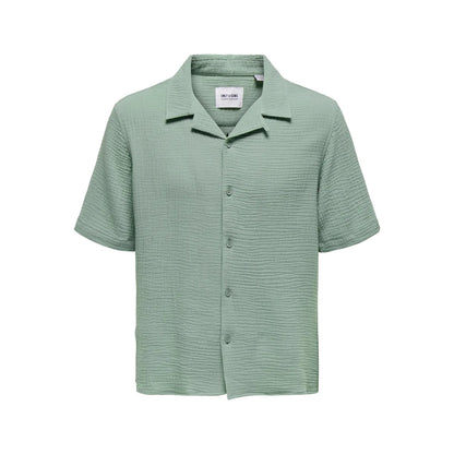 Chemise Only & Sons Onskyle 0158 Iceberg Green - Jet Black