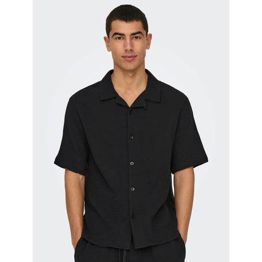 Chemise Only & Sons Onskyle 0158 Jet Black - Insidshop.com