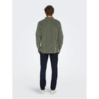 Chemise Only & Sons Onsmichael 18W Reg Cord Stretch Castor