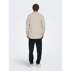 Chemise Only & Sons Onsmichael 18W Reg Cord Stretch Silver
