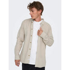 Chemise Only & Sons Onsmichael 18W Reg Cord Stretch Silver