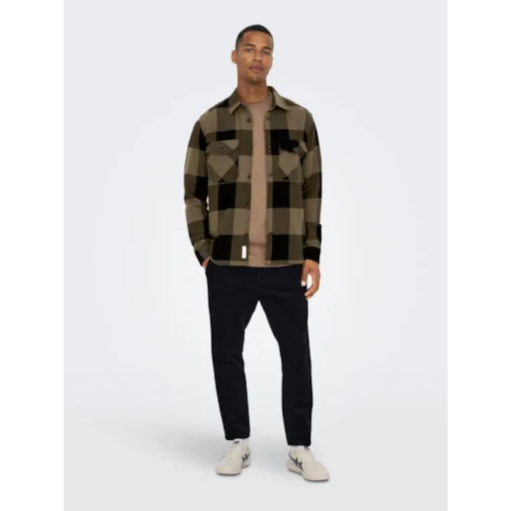 Chemise Only & Sons Onsmilo Check Partridge - Insidshop.com