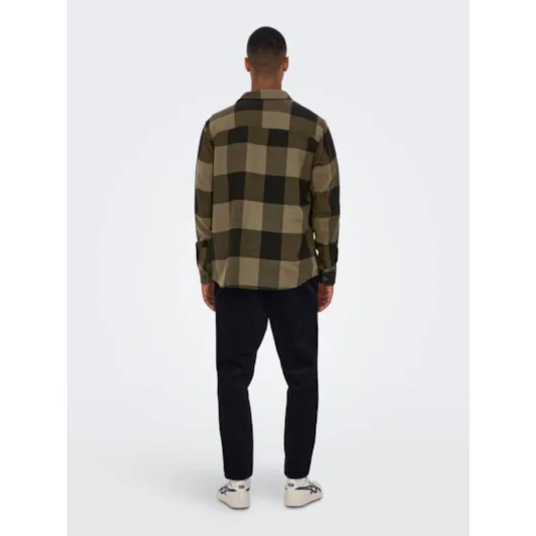 Chemise Only & Sons Onsmilo Check Partridge - Insidshop.com