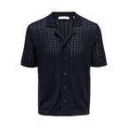Chemise Only & Sons ONSSANTO REG Resort Knit Dark Sapphire