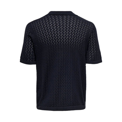 Chemise Only & Sons ONSSANTO REG Resort Knit Dark Sapphire