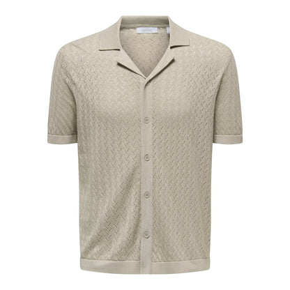 Chemise Only & Sons ONSSANTO REG Resort Knit Pure Cashmere