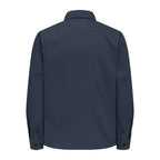 Chemise Only & Sons Onstimes 0348 Reg Overshirt Blue Nights