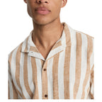 Chemise Quiksilver Sunset Song SS Burnt Russet Stripes - Ss