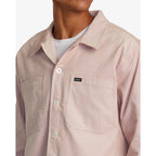 Chemise RVCA Americana Corduroy Pale Mauve - Rvca