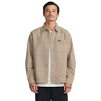 Chemise RVCA Dayshift Solid Flannel LS Wheat - Insidshop.com