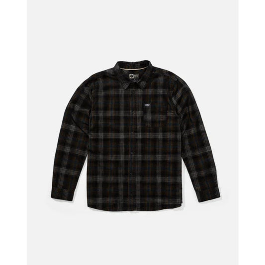 Chemise Salty Crew Caster LS Cord Black Ls Insidshop.com