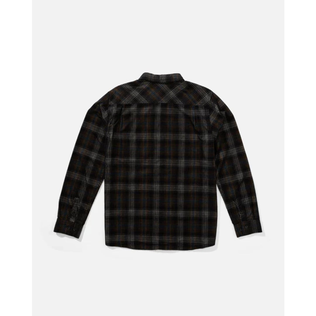 Chemise Salty Crew Caster LS Cord Black Ls Insidshop.com