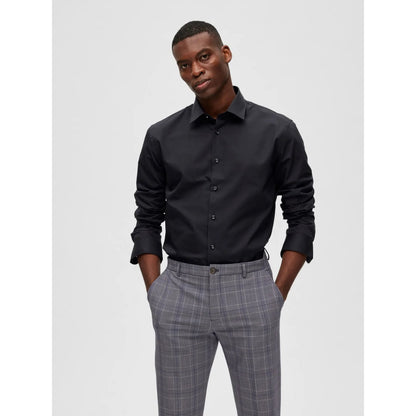 Chemise Selected SLHREGETHAN LS Classic Black - Slhregethan