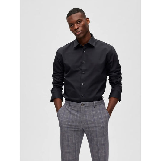 Chemise Selected SLHREGETHAN LS Classic Black - Slhregethan