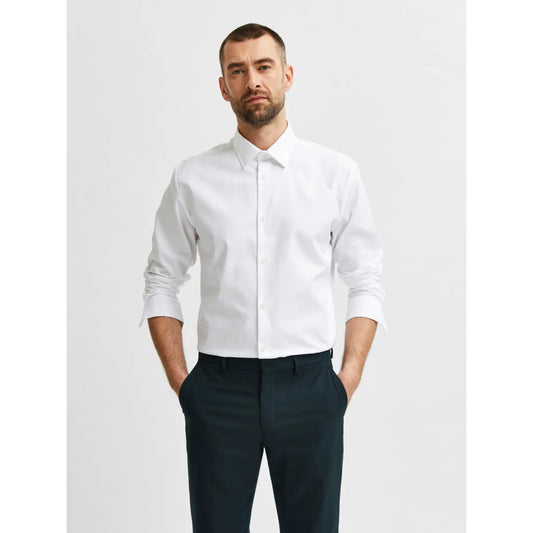 Chemise Selected SLHREGETHAN LS Classic Bright White