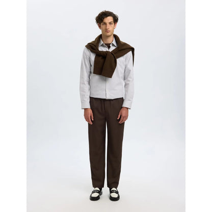 Chemise Selected SLHSLIM Performance Bright White Morel