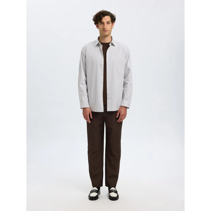 Chemise Selected SLHSLIM Performance Bright White Morel